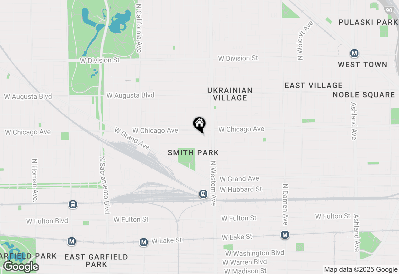 Map of 2446 W Superior Street, Chicago, IL 60612