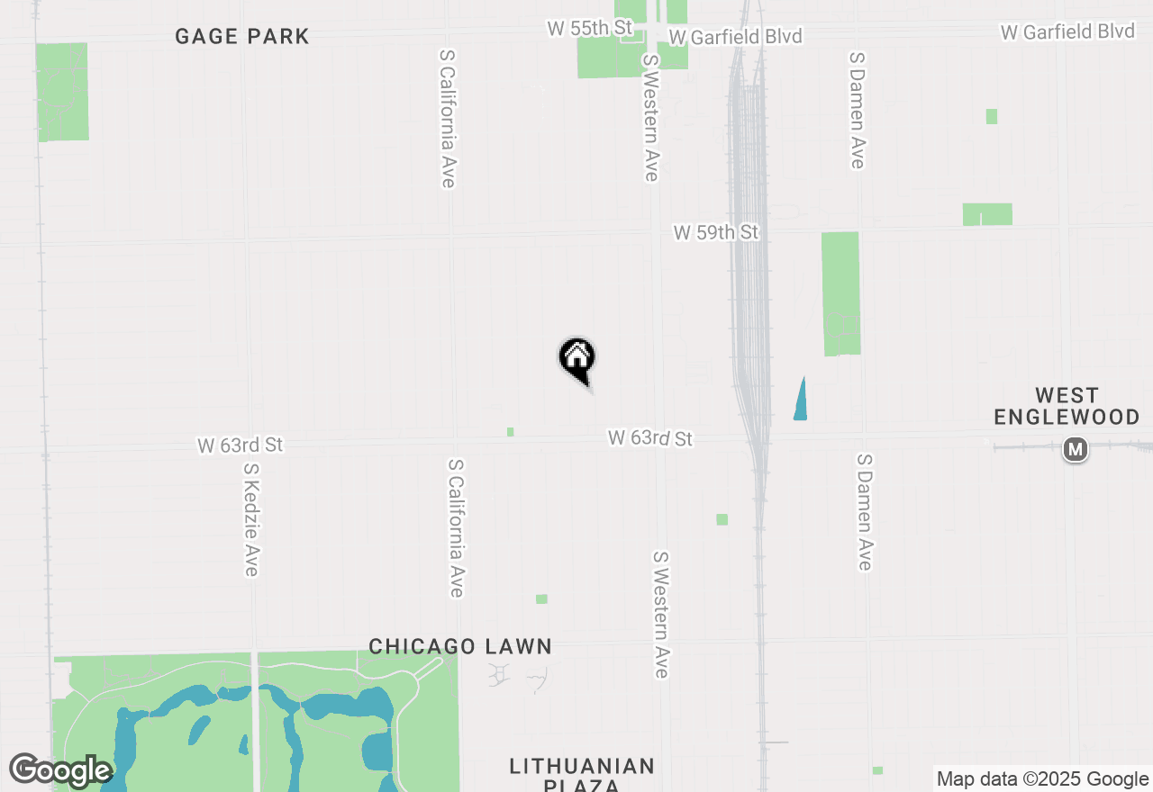 Map of 6206 S Maplewood Avenue, Chicago, IL 60629