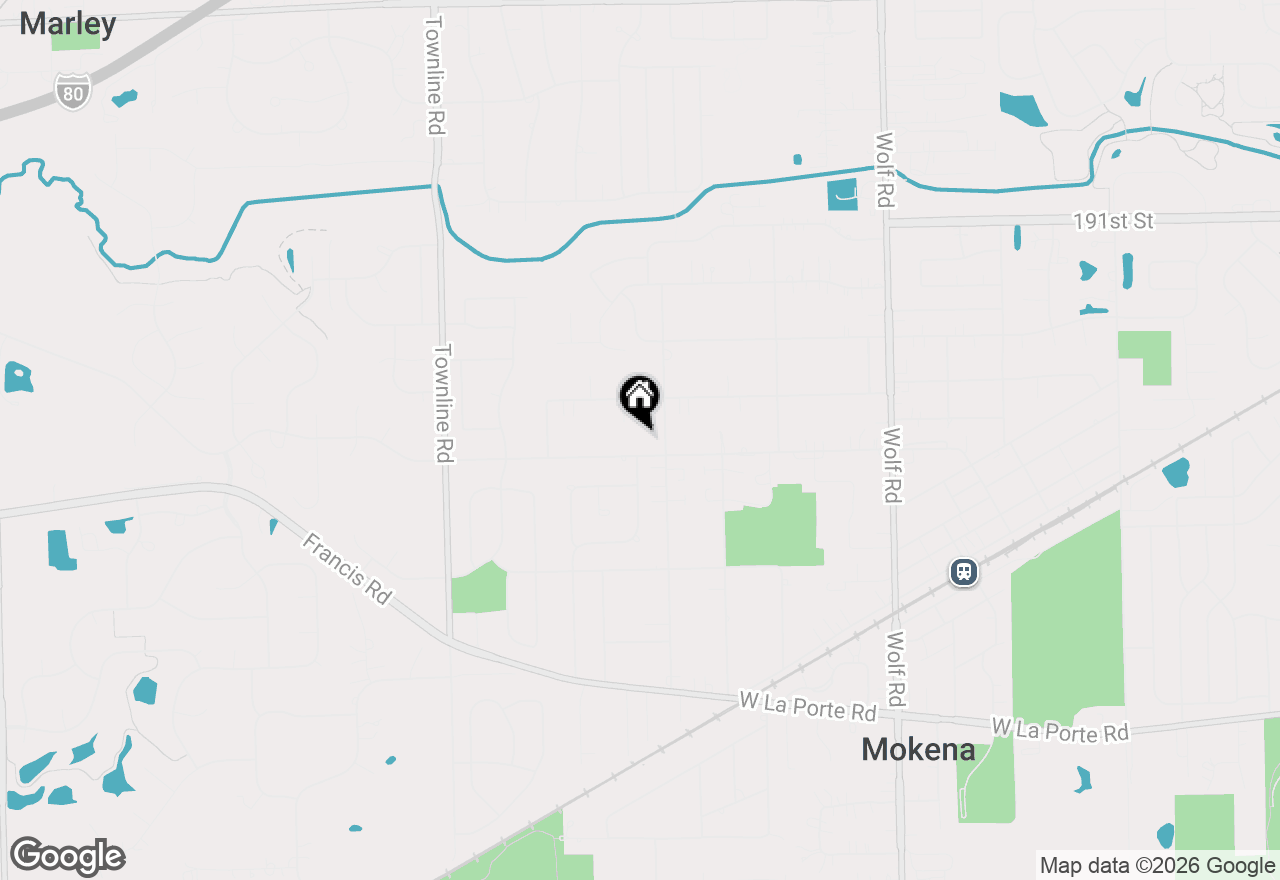 Map of 11624 195th Street, Mokena, IL 60448