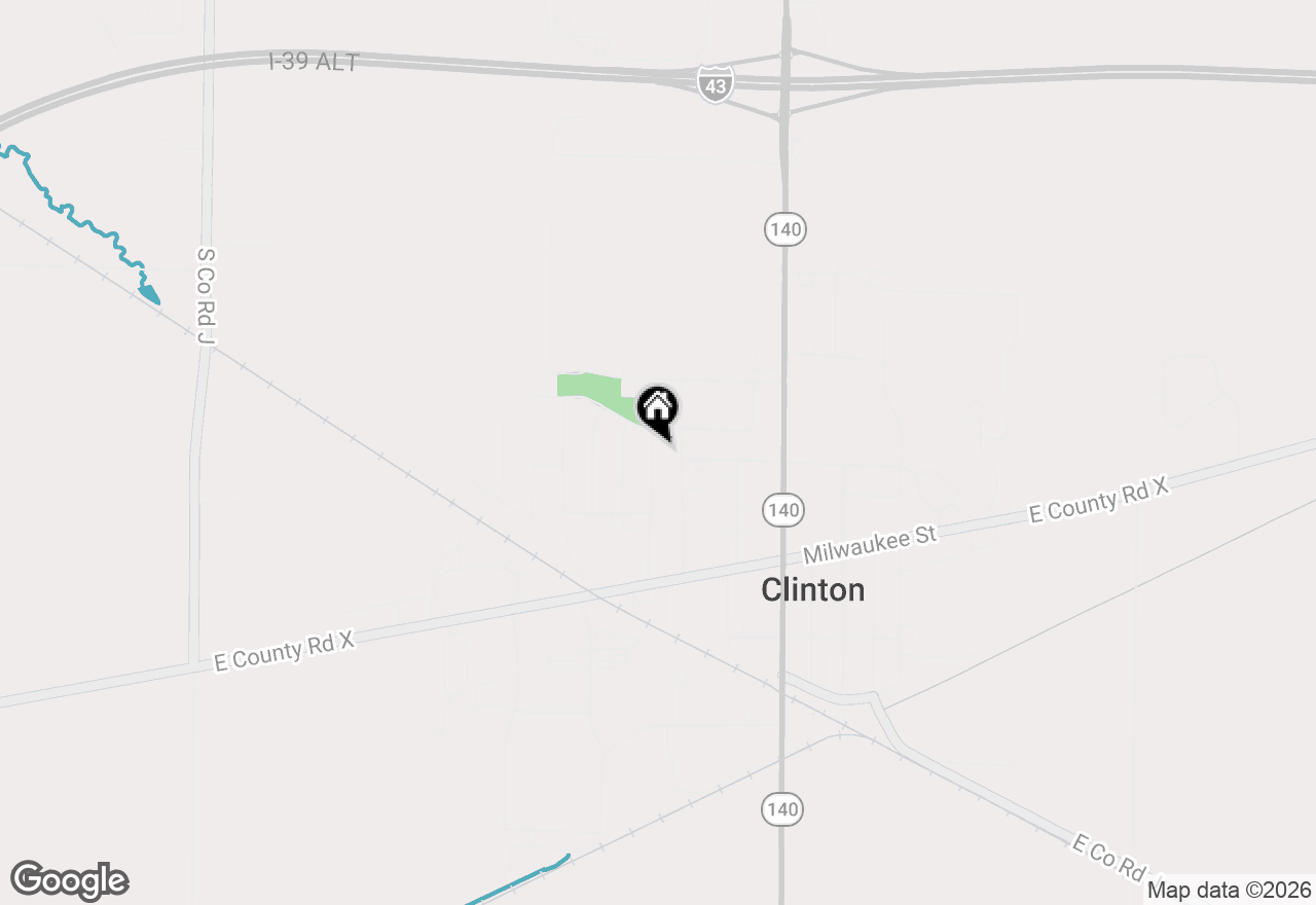 Map of 501 Hart Drive, Clinton, WI 53525