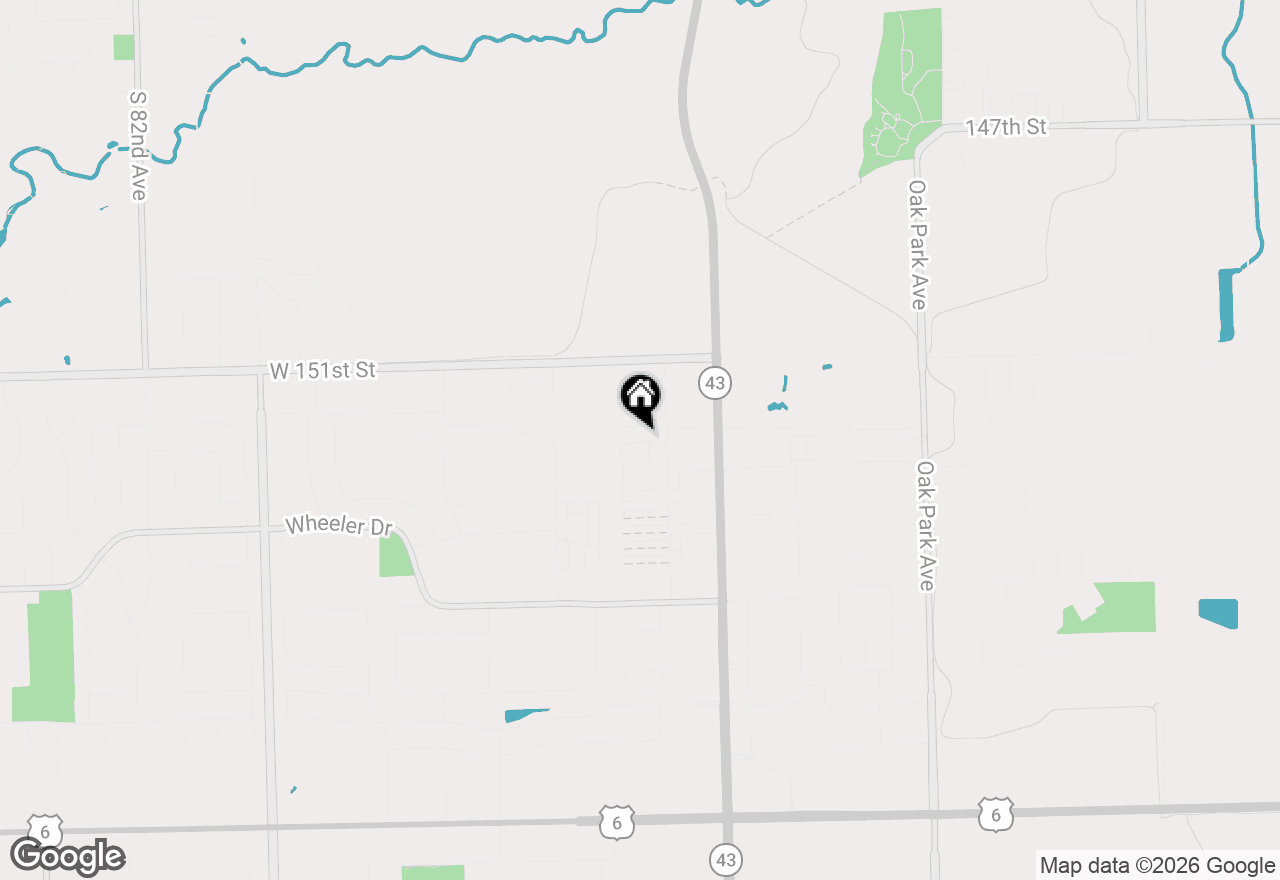 Map of 7324 W 152nd Street #73, Orland Park, IL 60462