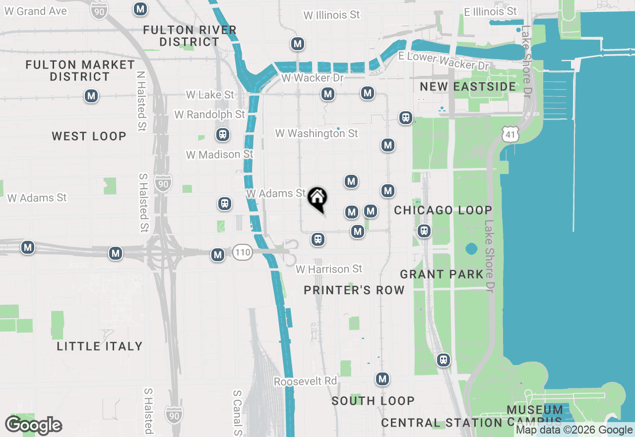 Map of 141 W Jackson Boulevard #3336, Chicago, IL 60604