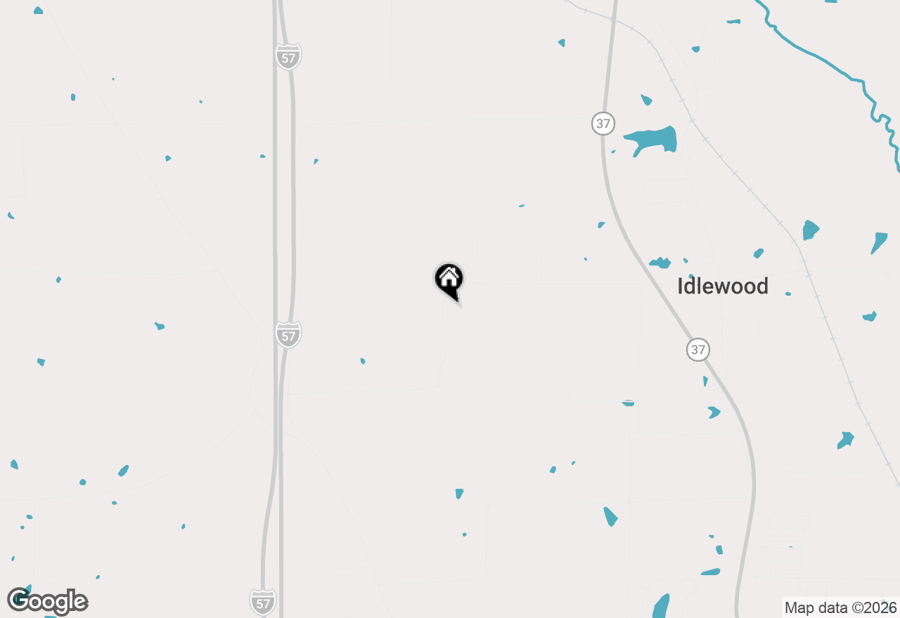 Map of 17362 N Idlewood Lane, Mt Vernon, IL 62864