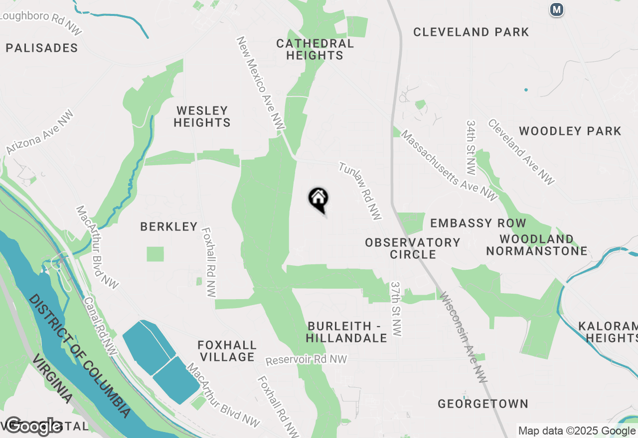 Map of 2339 40th Place Nw #302, Washington, DC 20007