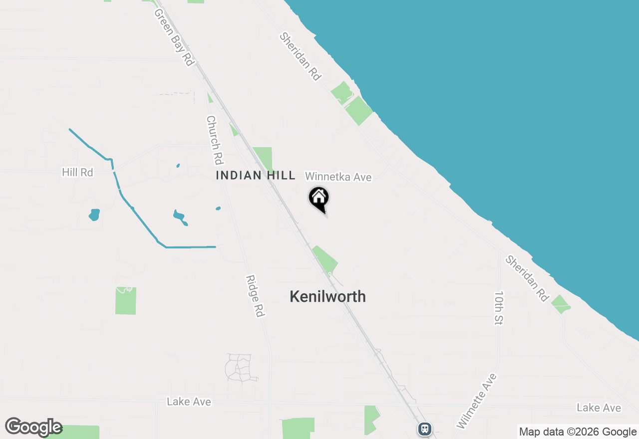 Map of 611 Abbotsford Road, Kenilworth, IL 60043