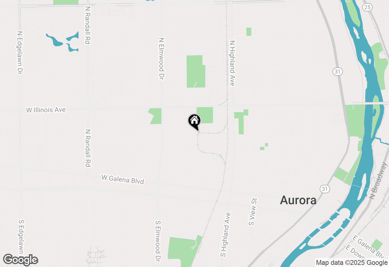 Map of 516 N Lancaster Avenue, Aurora, IL 60506