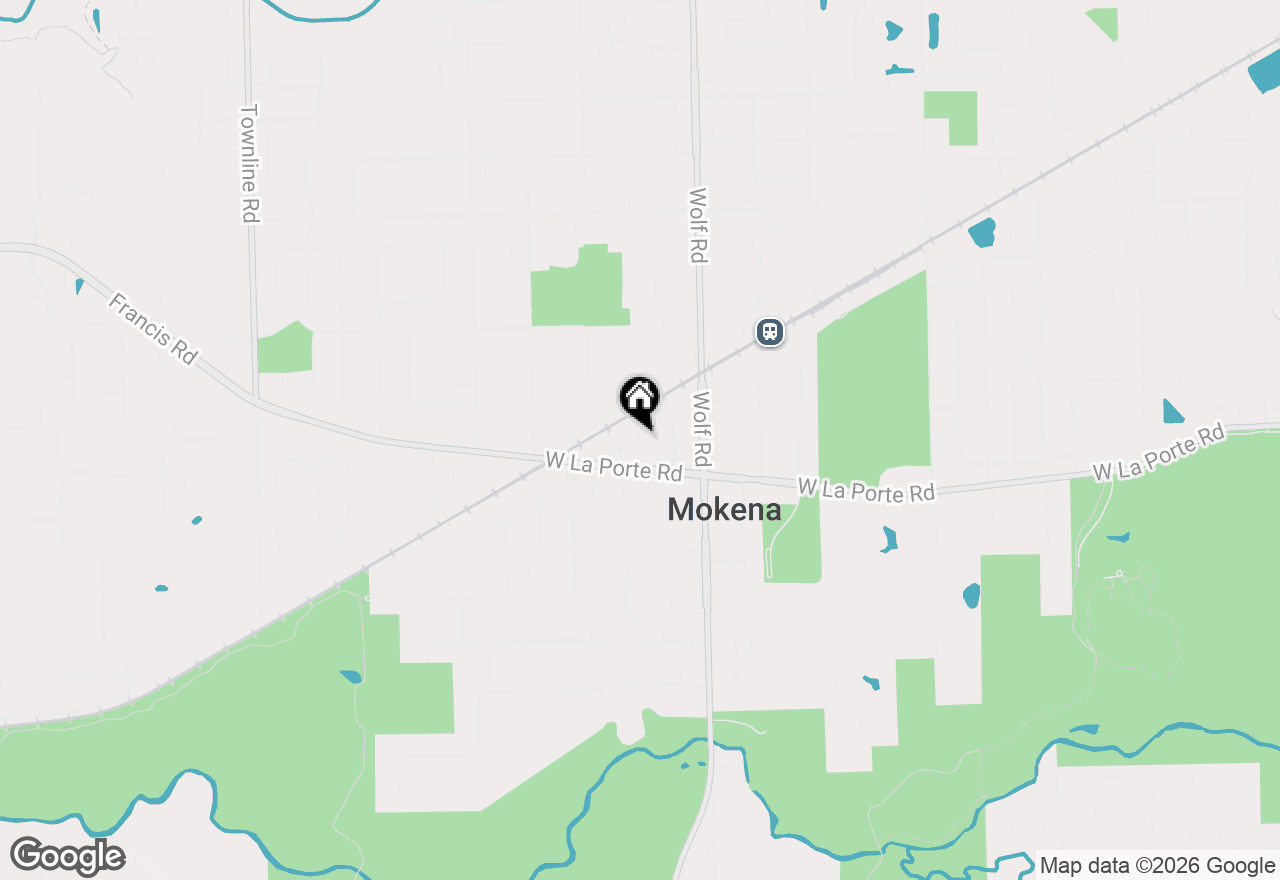 Map of 11307 Wild Berry Lane, Mokena, IL 60448