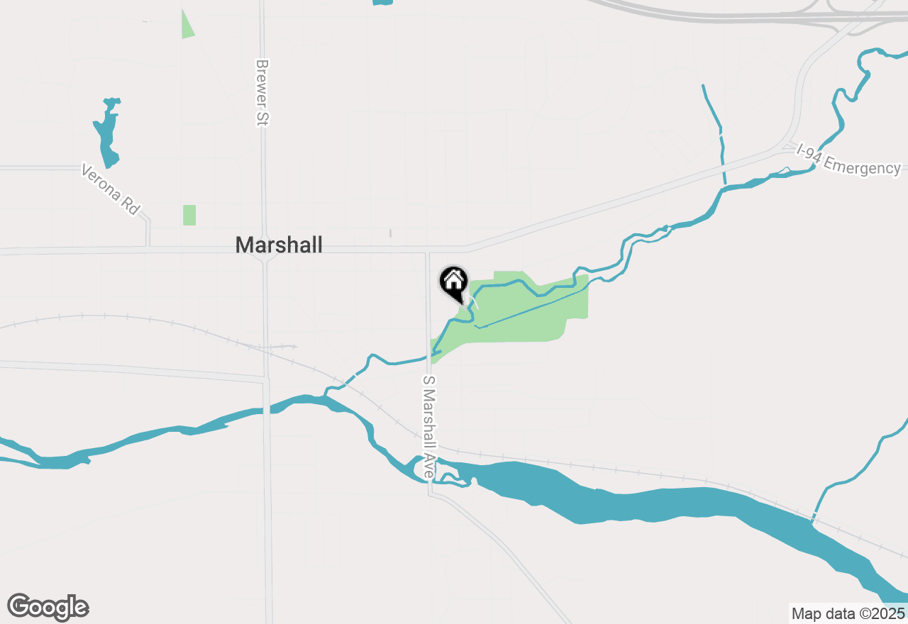 Map of 315 S Liberty Street, Marshall, MI 49068