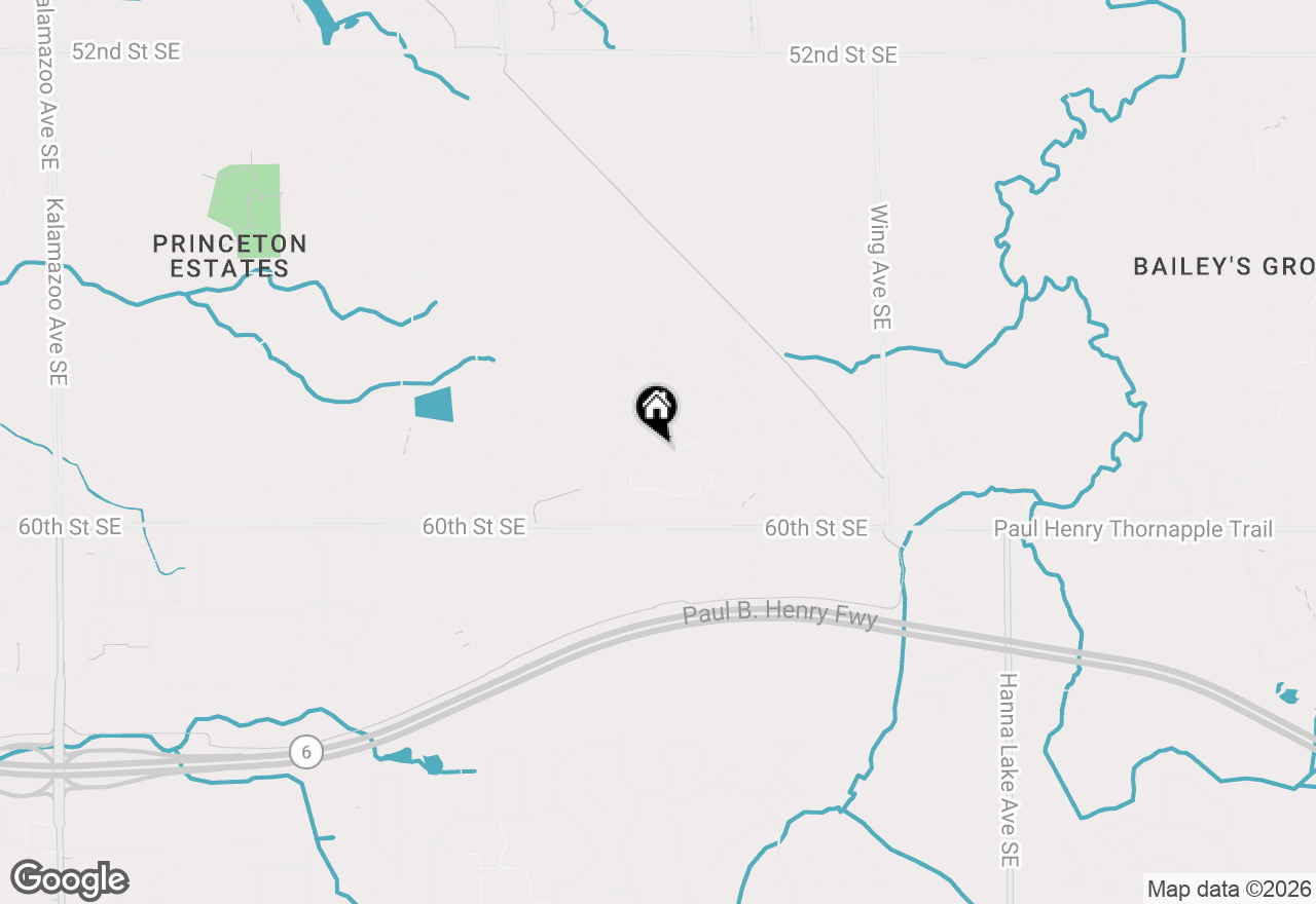 Map of 5868 Kiverton Ridge Drive Se, Kentwood, MI 49508