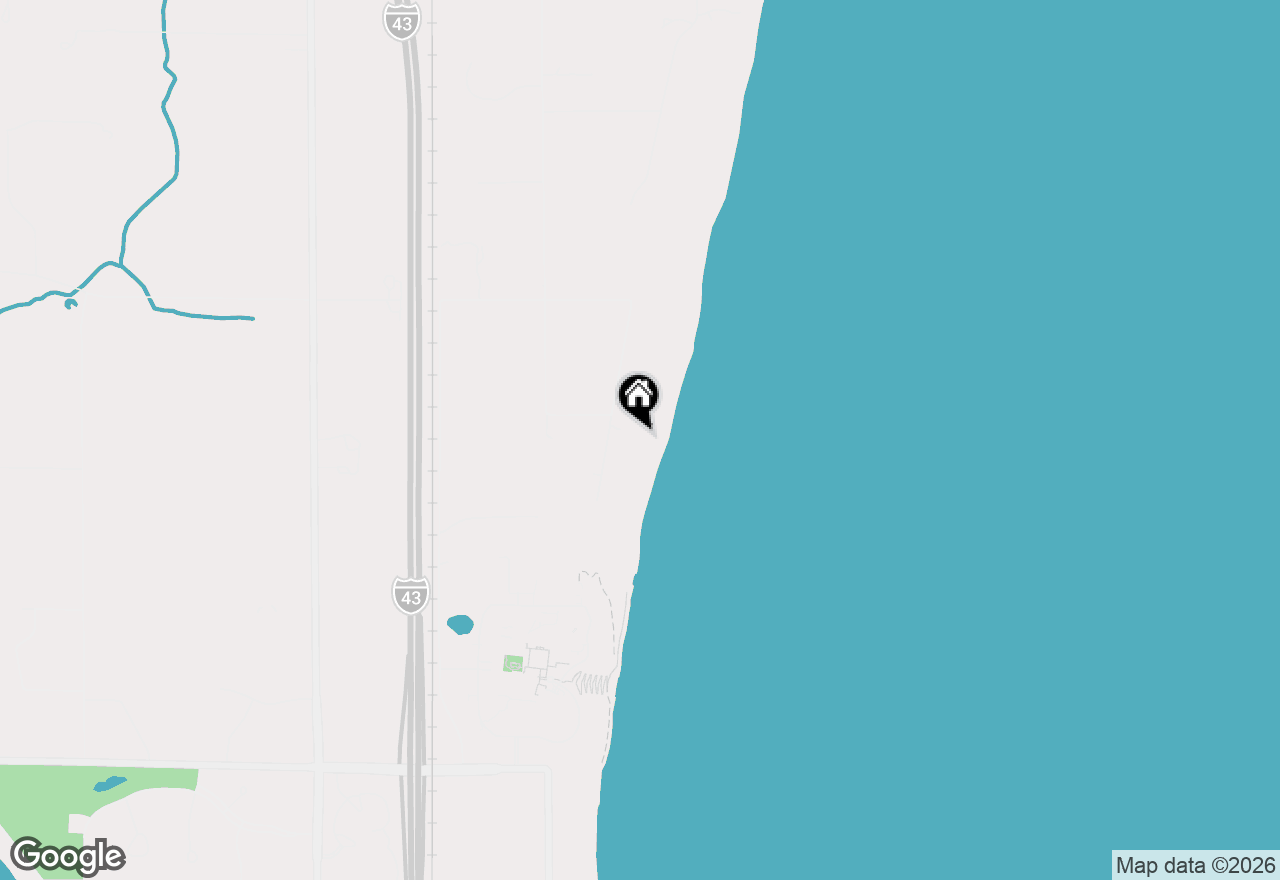 Map of 13334 N Lakewood Dr, Mequon, WI 53097