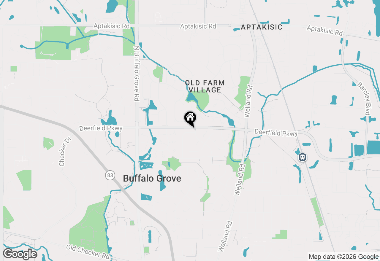 Map of 1022 Hobson Drive, Buffalo Grove, IL 60089