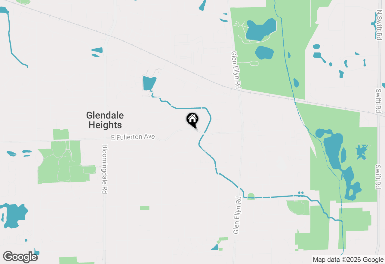 Map of 461 E Fullerton Avenue S, Glendale Heights, IL 60139