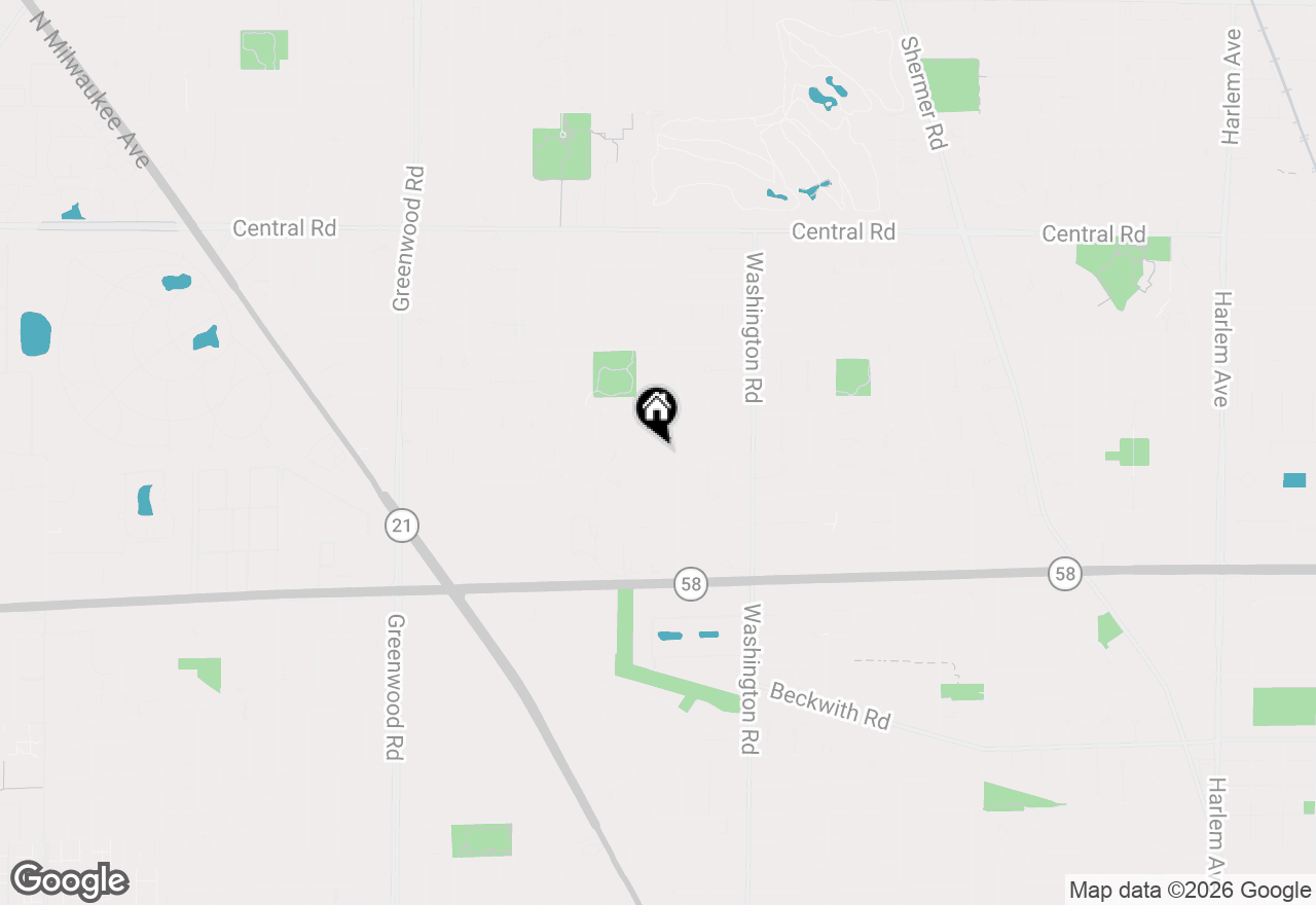 Map of 209 Crescent Drive, Glenview, IL 60025