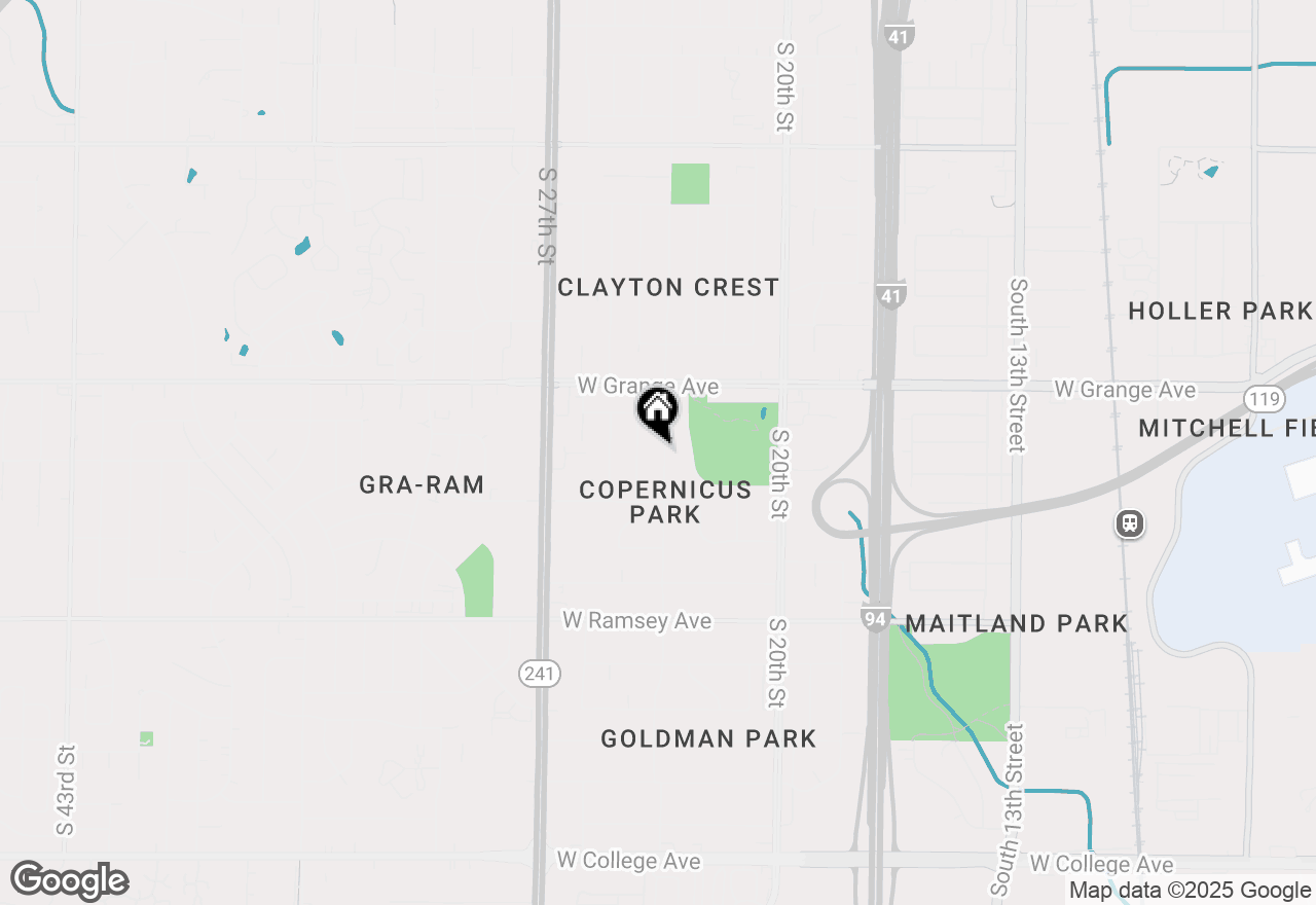 Map of 5611 S 23rd St, Milwaukee, WI 53221