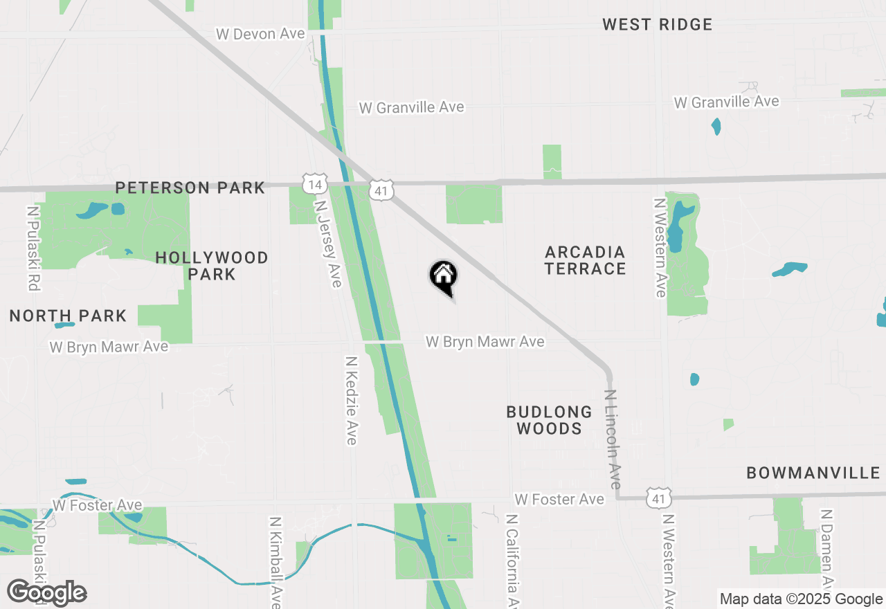 Map of 5658 N Richmond Street #2, Chicago, IL 60659