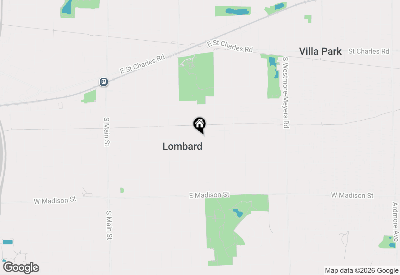 Map of 329 S Fairfield Avenue, Lombard, IL 60148