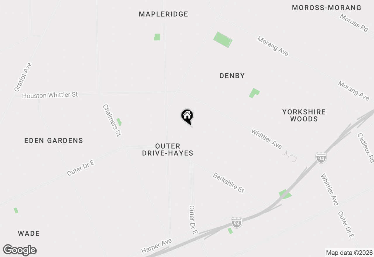 Map of 10930 Mogul Street, Detroit, MI 48224