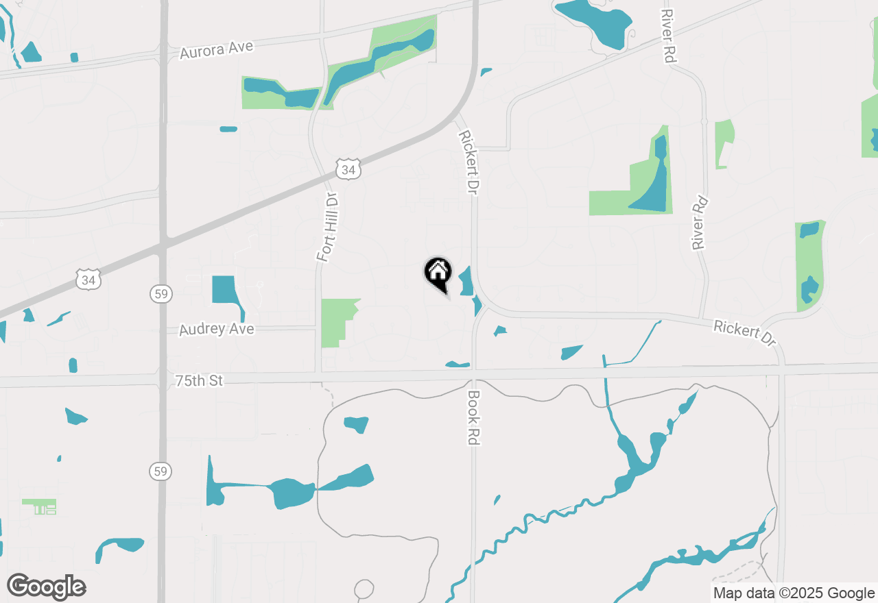 Map of 2051 Crossing Lane, Naperville, IL 60540