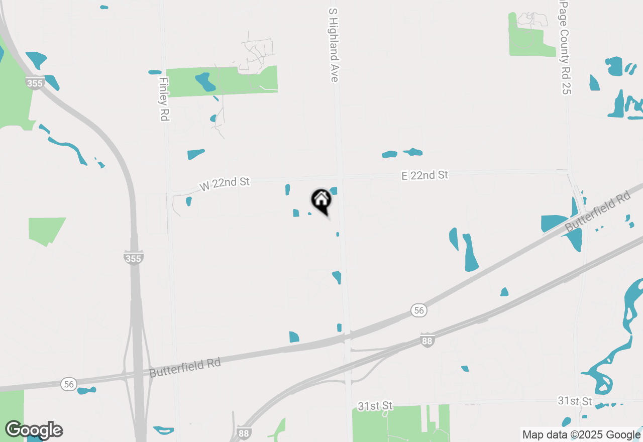 Map of 210 E Fountainview Lane #1A, Lombard, IL 60148