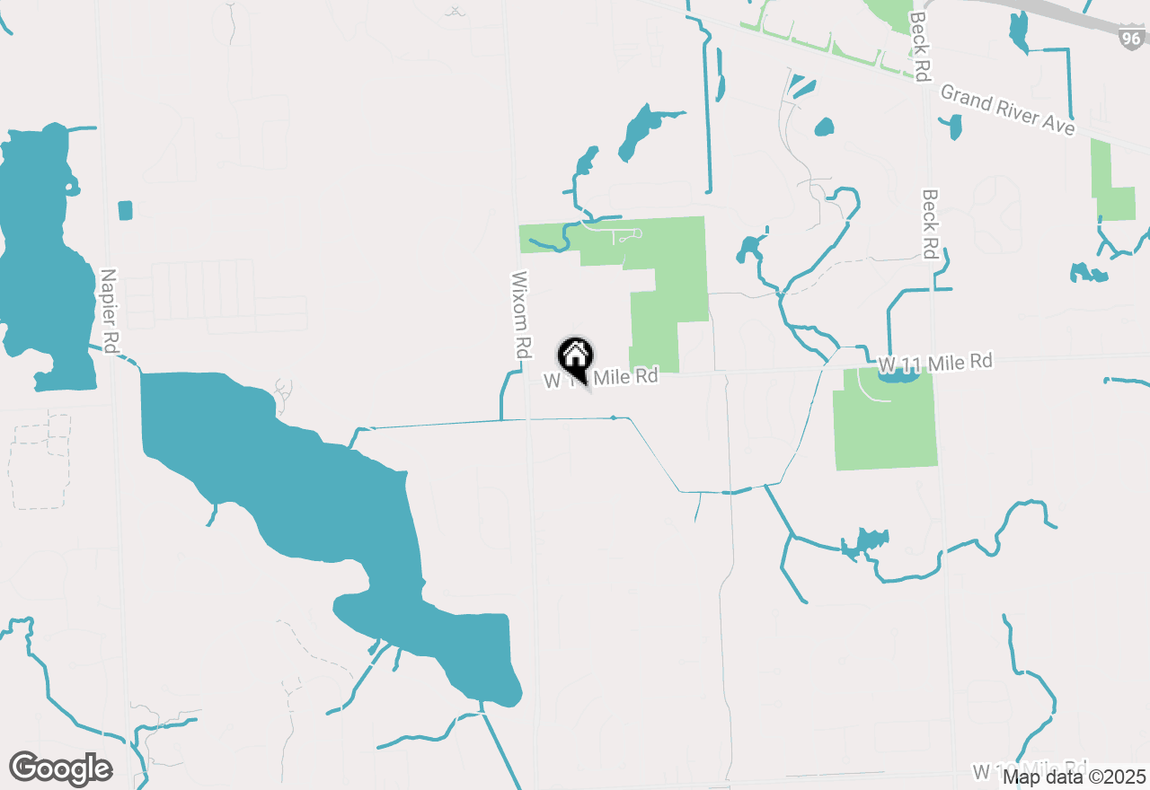 Map of 49195 W 11 Mile Road, Novi, MI 48374