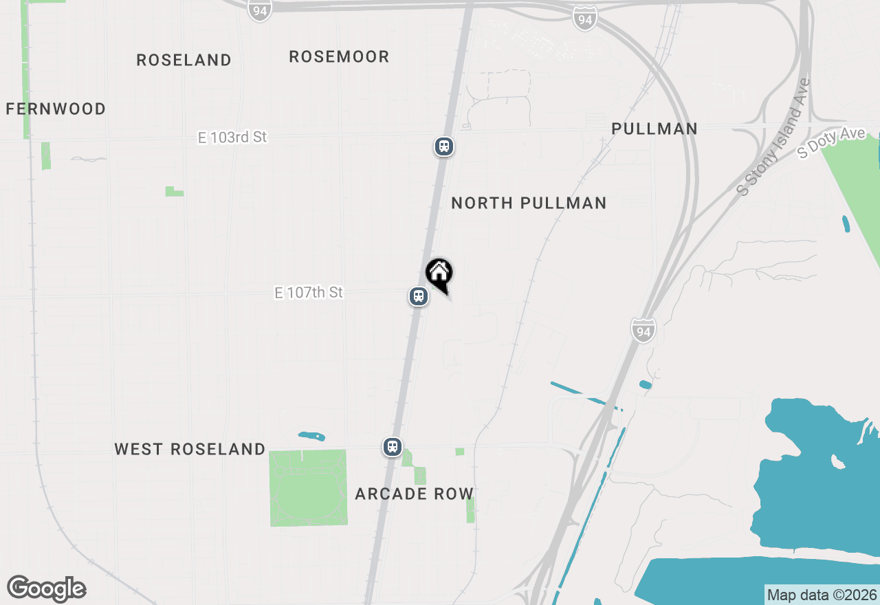Map of 10718 S Champlain Avenue, Chicago, IL 60628