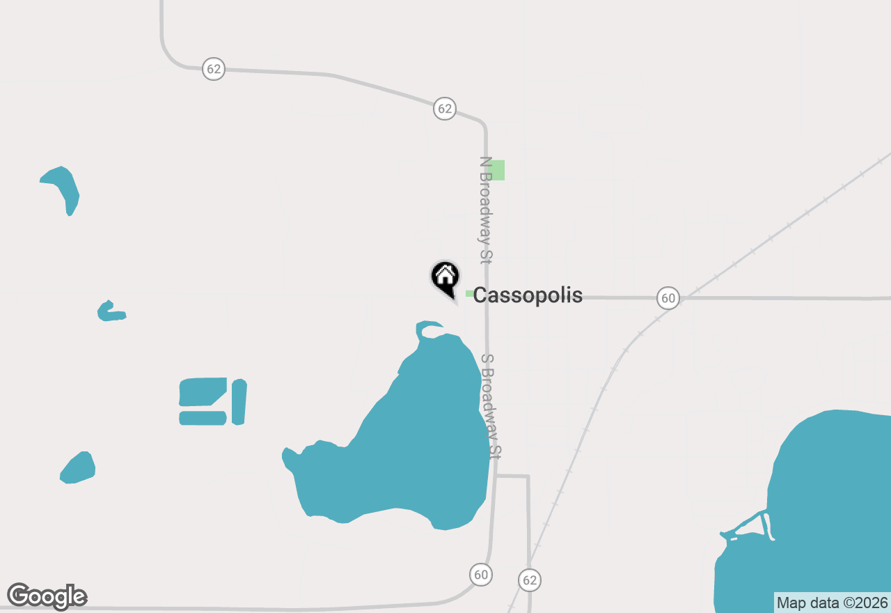 Map of 217 W State Street, Cassopolis, MI 49031