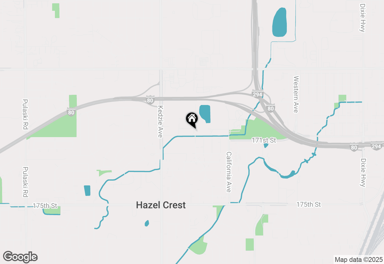 Map of 17005 Albany Avenue #202, Hazel Crest, IL 60429