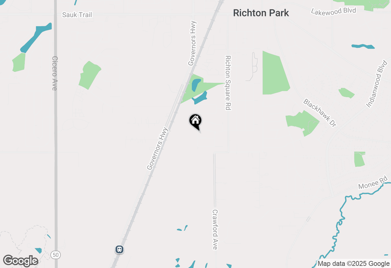 Map of 23008 Farm Trace Drive, Richton Park, IL 60471