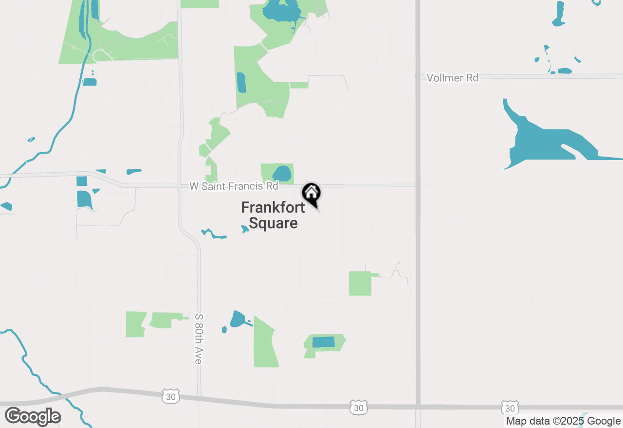 Map of 20400 S Green Meadow Lane, Frankfort, IL 60423