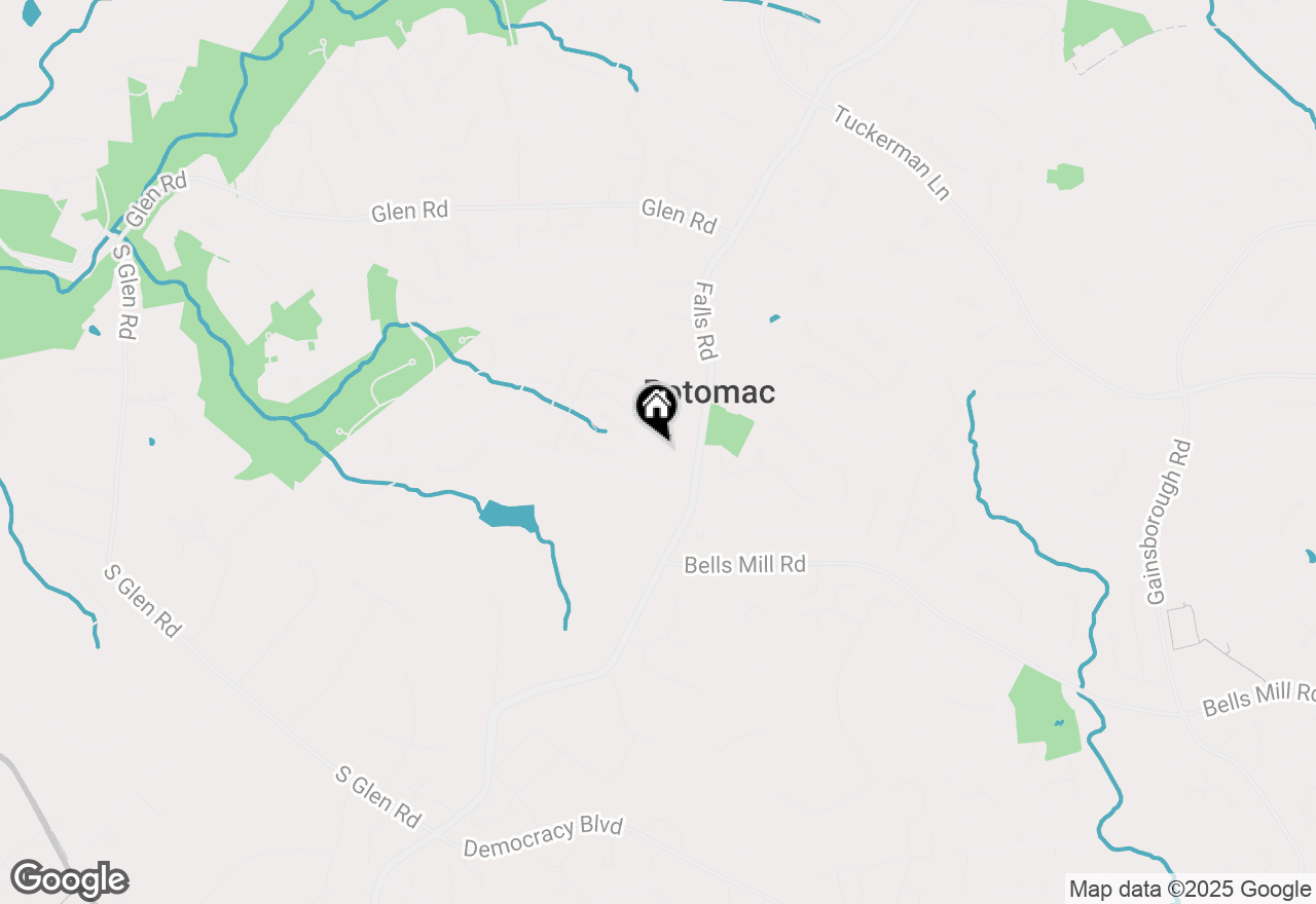 Map of 9420 Lost Trail Way, Potomac, MD 20854