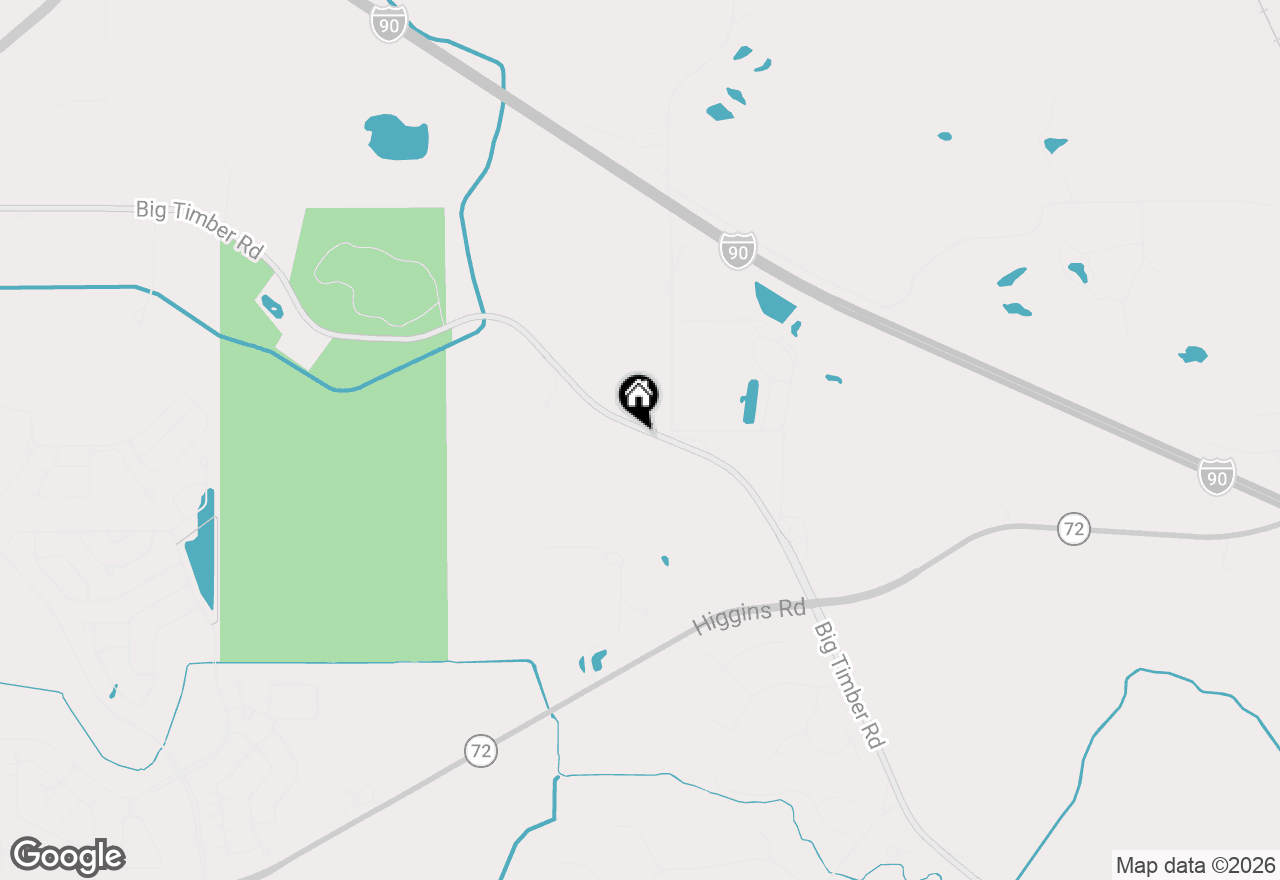 Map of 40W815 Big Timber Road, Hampshire, IL 60140