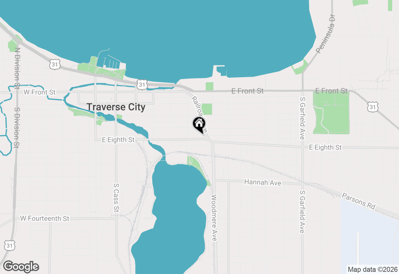 Map of 633 E Eighth, Traverse City, MI 49686