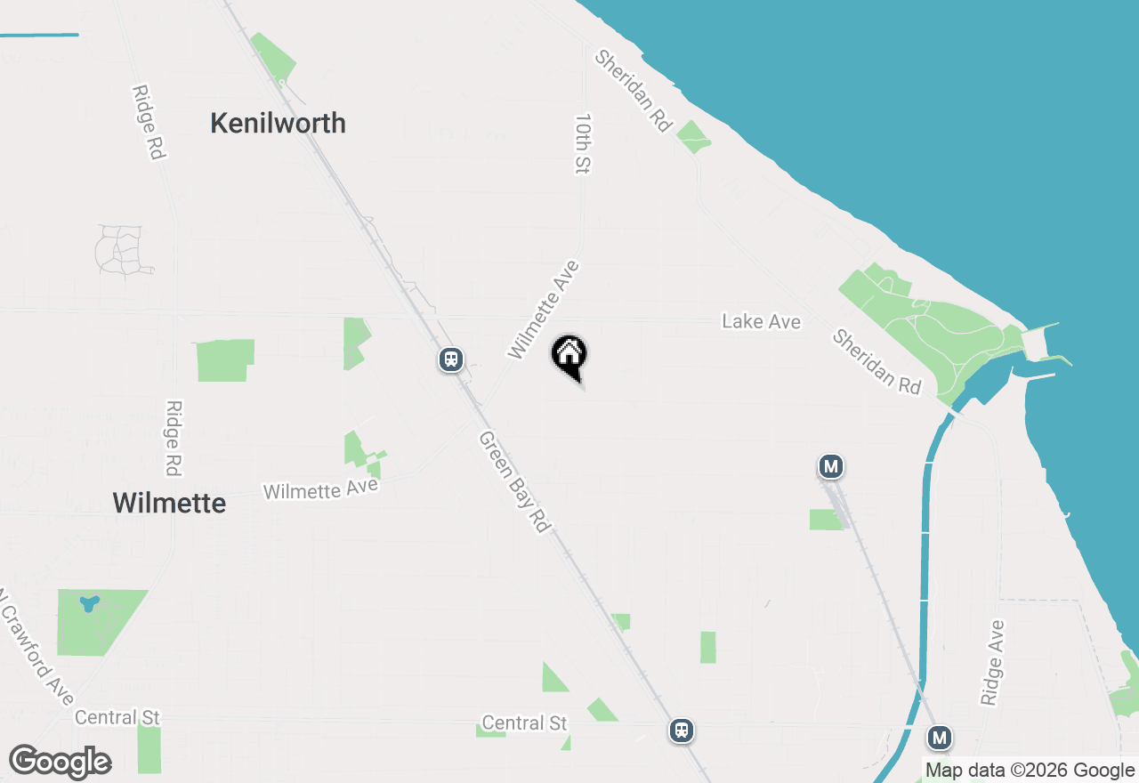 Map of 1011 Central Avenue #2, Wilmette, IL 60091