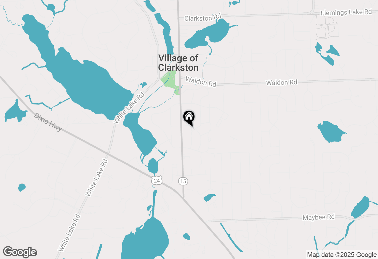 Map of 6095 Sunnydale Road, Clarkston, MI 48346