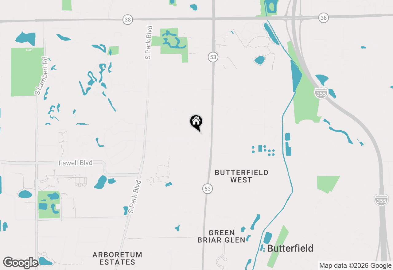 Map of 1S655 Taylor Road, Glen Ellyn, IL 60137