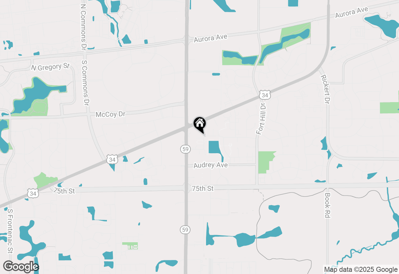 Map of 2925 Henley Lane, Naperville, IL 60540