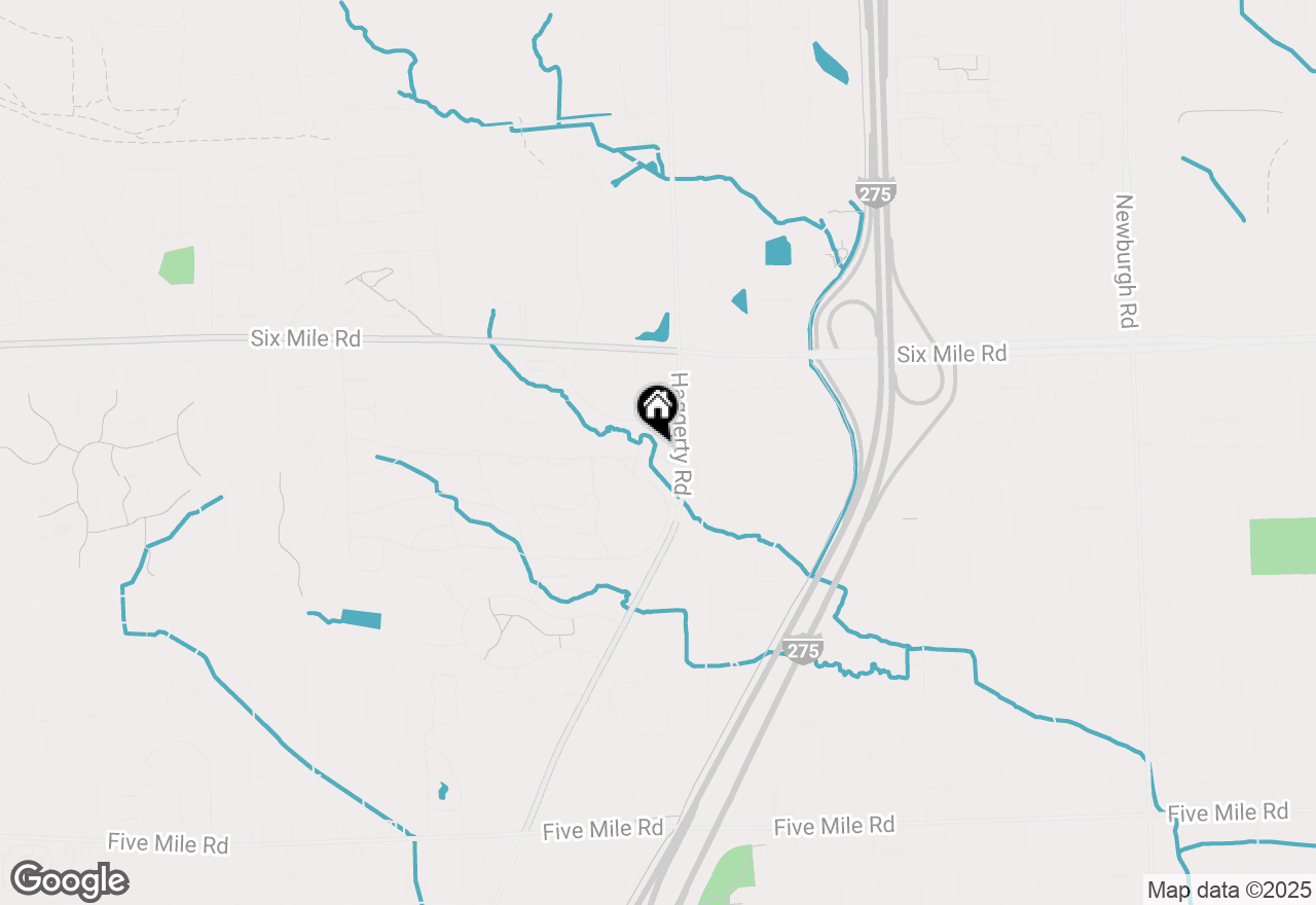 Map of 39412 Jasmine Circle, Northville, MI 48168