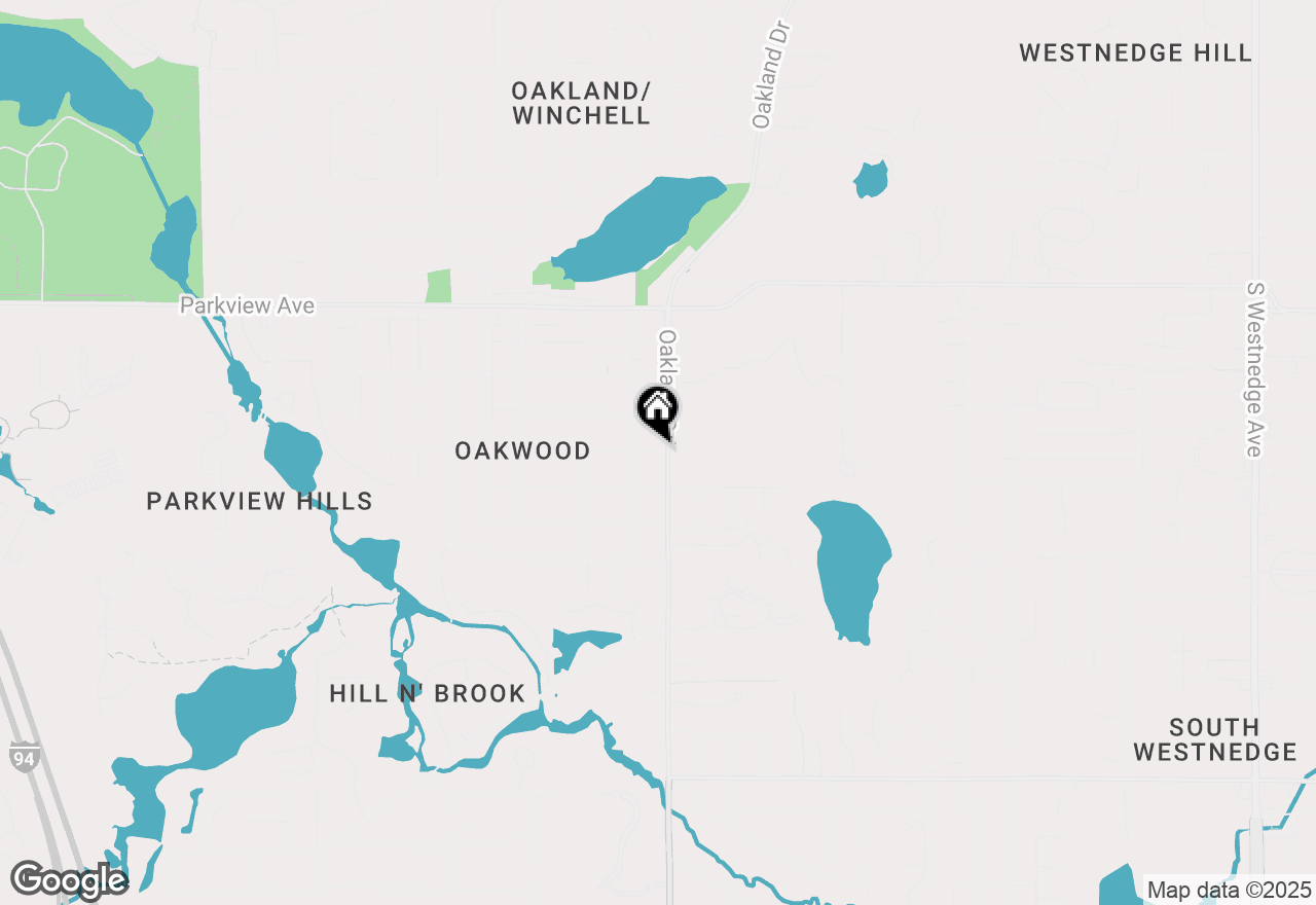 Map of 2126 Springmont Avenue, Kalamazoo, MI 49008