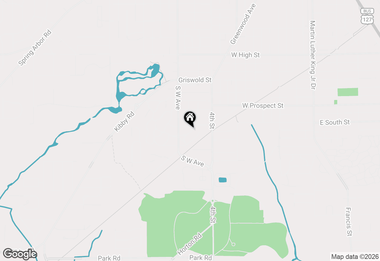 Map of 758 Parkway The Street, Jackson, MI 49203