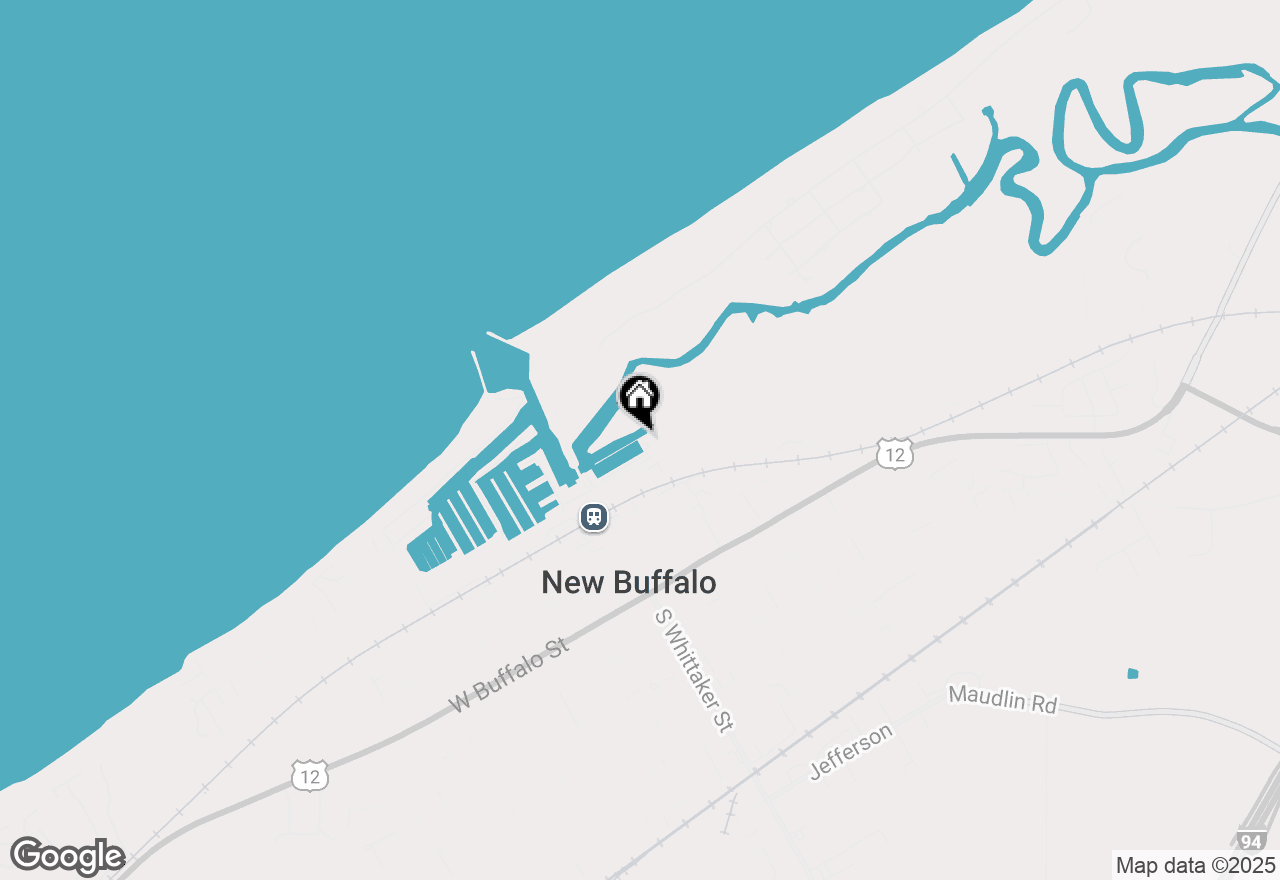 Map of 202 E Water Street, New Buffalo, MI 49117