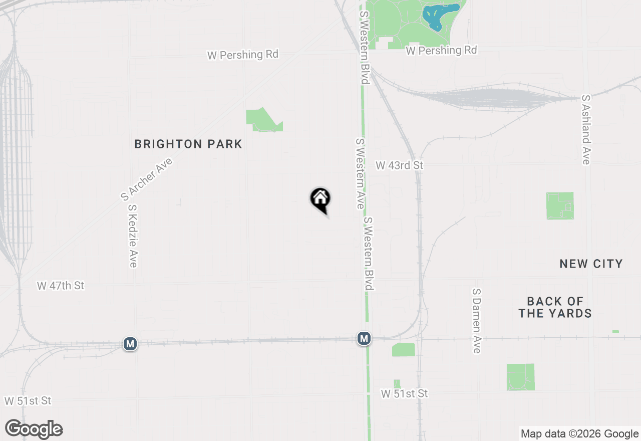 Map of 2524 W 45th Street, Chicago, IL 60632