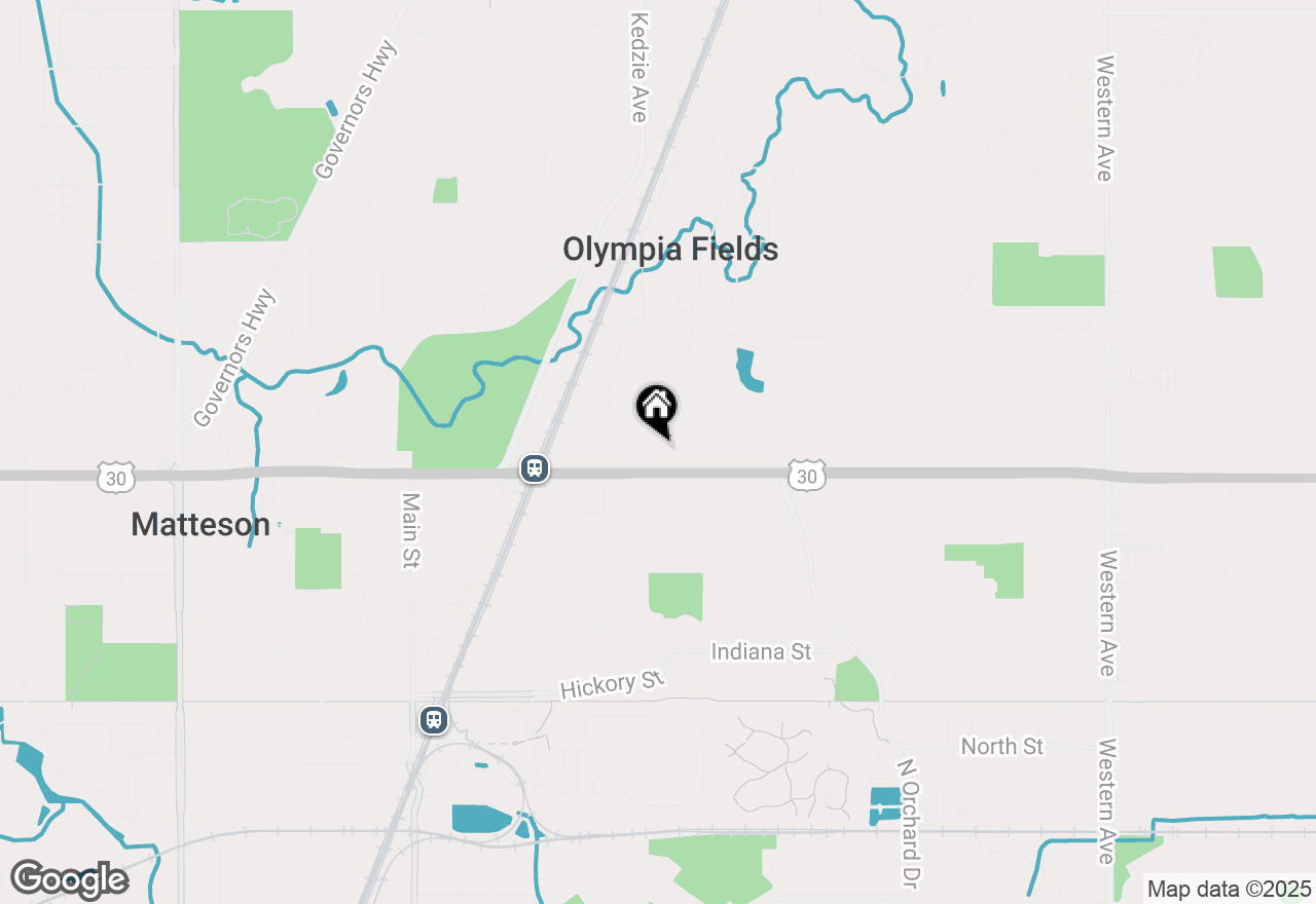 Map of 3135 Nottingham Court, Olympia Fields, IL 60461