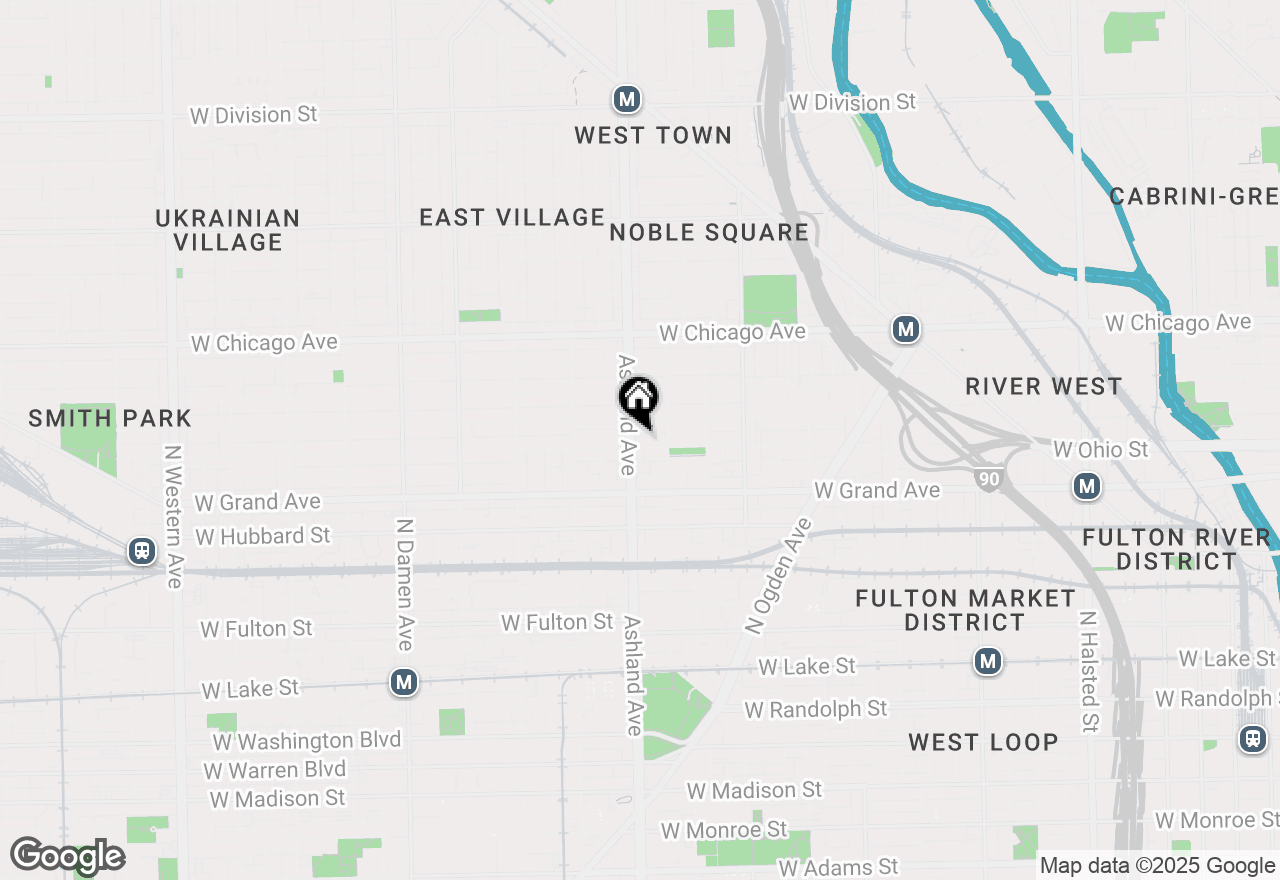 Map of 1530 W Ohio Street, Chicago, IL 60642