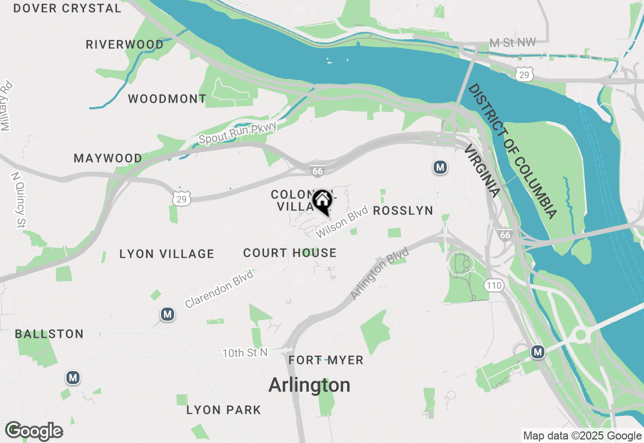 Map of 1723 N Troy Street #8-405, Arlington, VA 22201