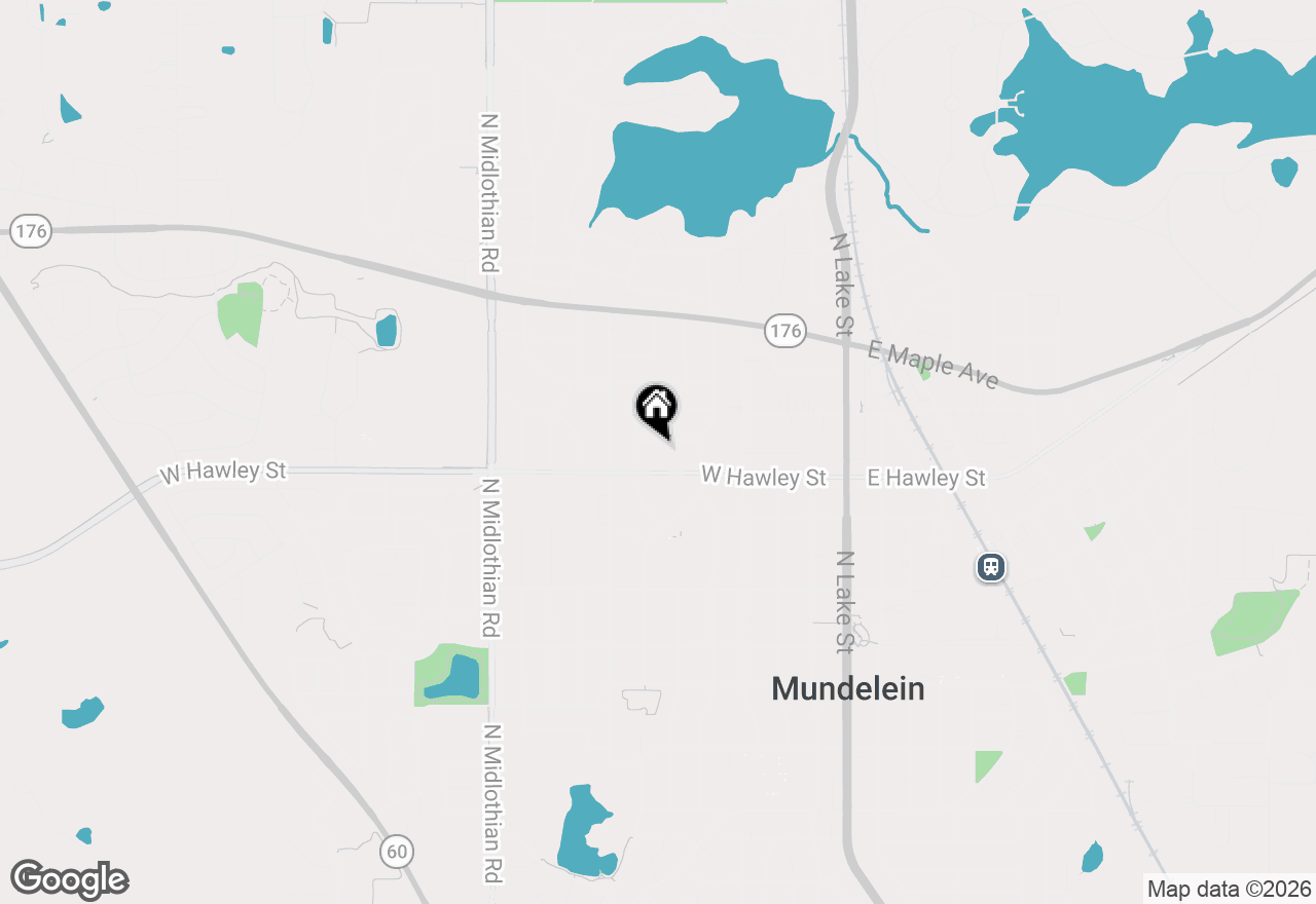 Map of 533 Bobby Lane, Mundelein, IL 60060