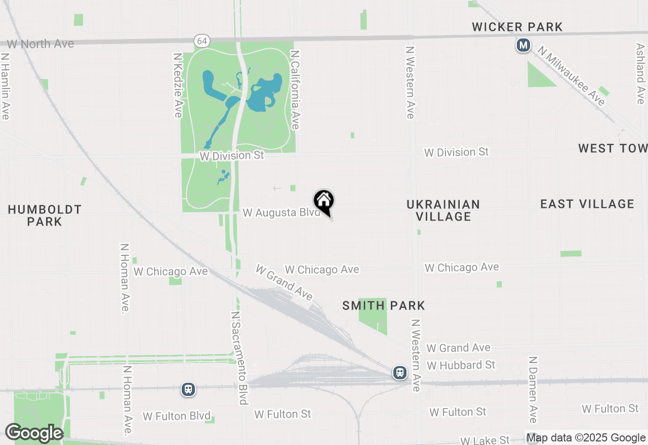 Map of 938 N Washtenaw Avenue, Chicago, IL 60622