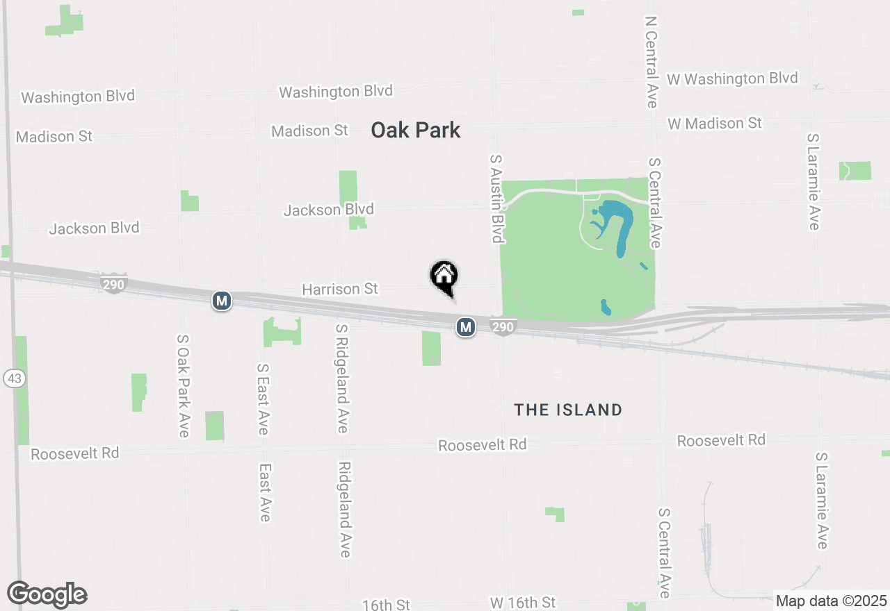 Map of 922 S Taylor Avenue, Oak Park, IL 60304