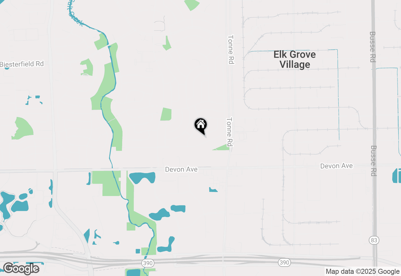 Map of 541 Sycamore Drive, Elk Grove Village, IL 60007