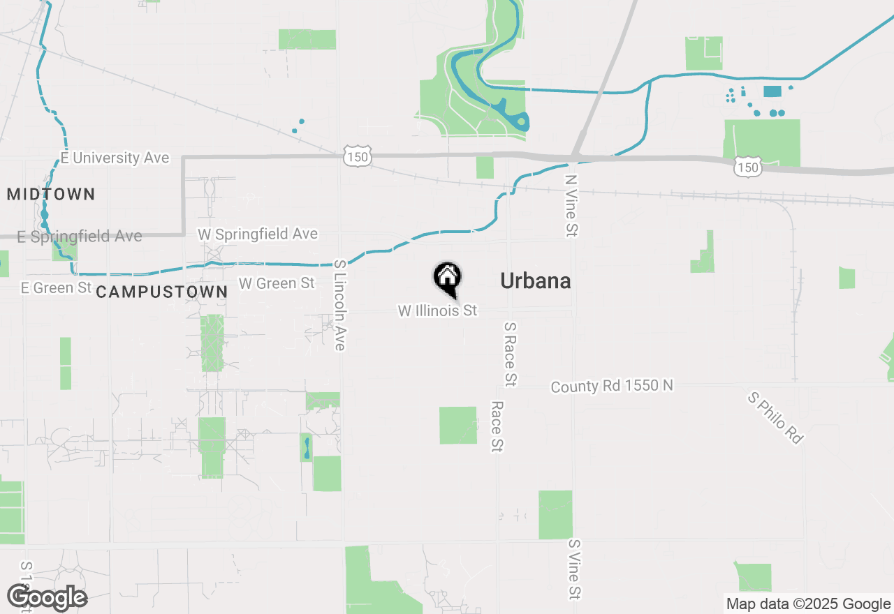 Map of 410 W Illinois Street, Urbana, IL 61801