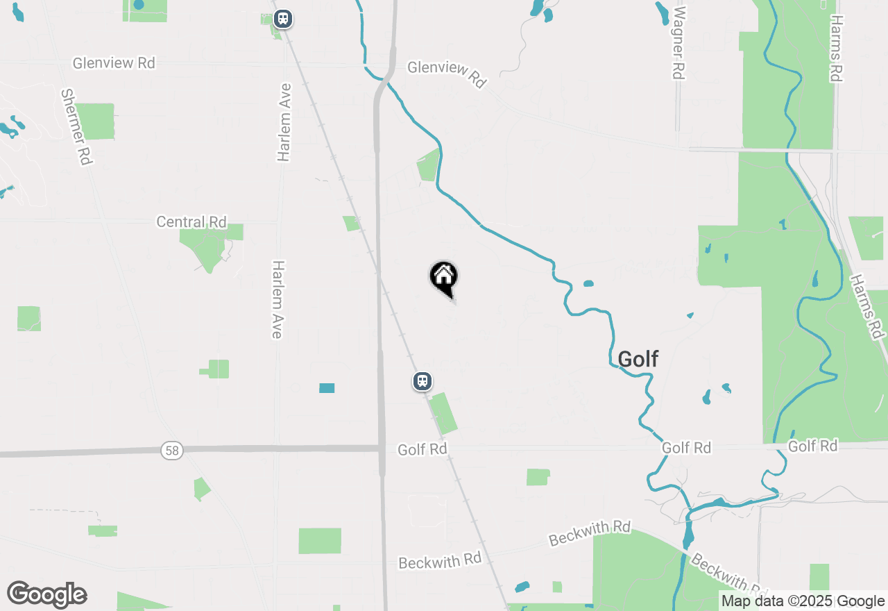 Map of 326 Country Lane, Glenview, IL 60025